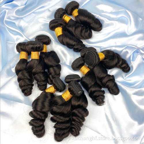 Wholesale Virgin Hair Vendors Brazilian Peruvian Loose Deep Body Straight Wave Human Hair 3 Bundles With Lace Frontal Closures